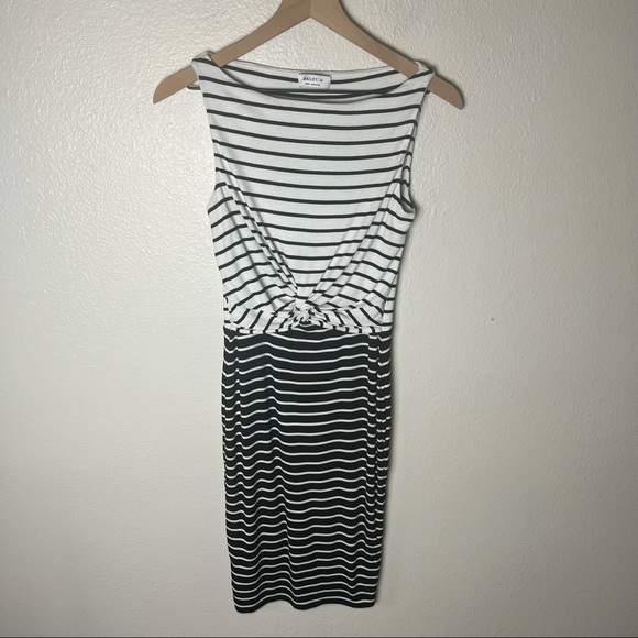 Bailey 44 Striped Cut Out Midi Dress - Picture 9 of 10